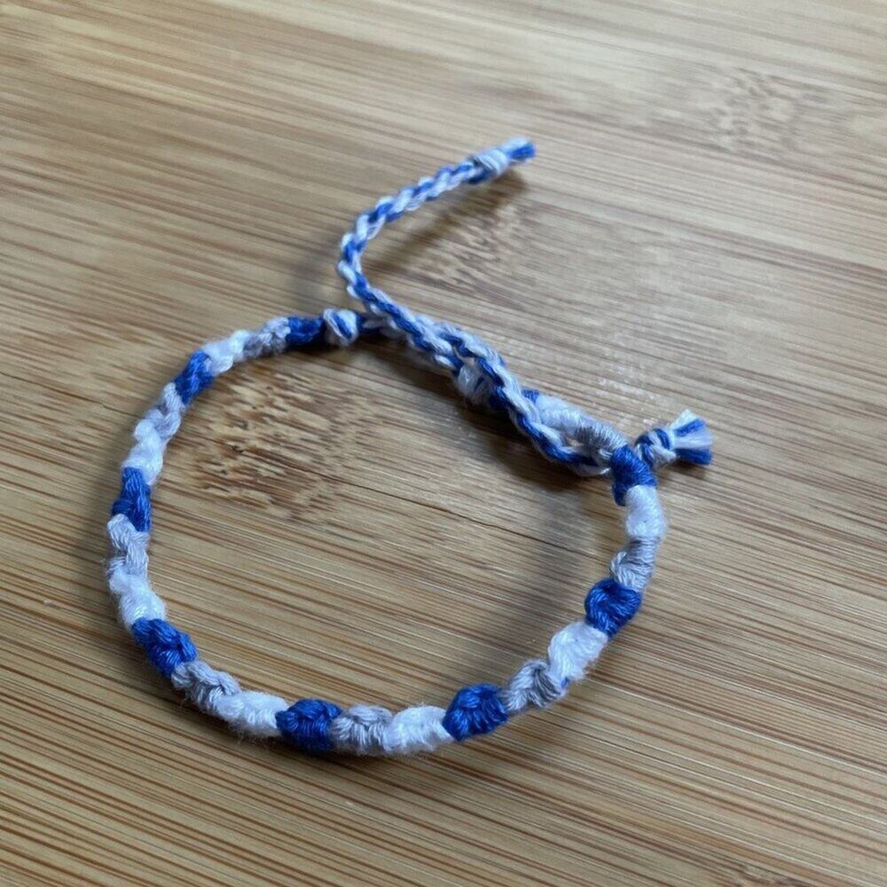 Addie Bracelet, anklet, trendy, comfortable, tie, embroidery thread, woven, gift